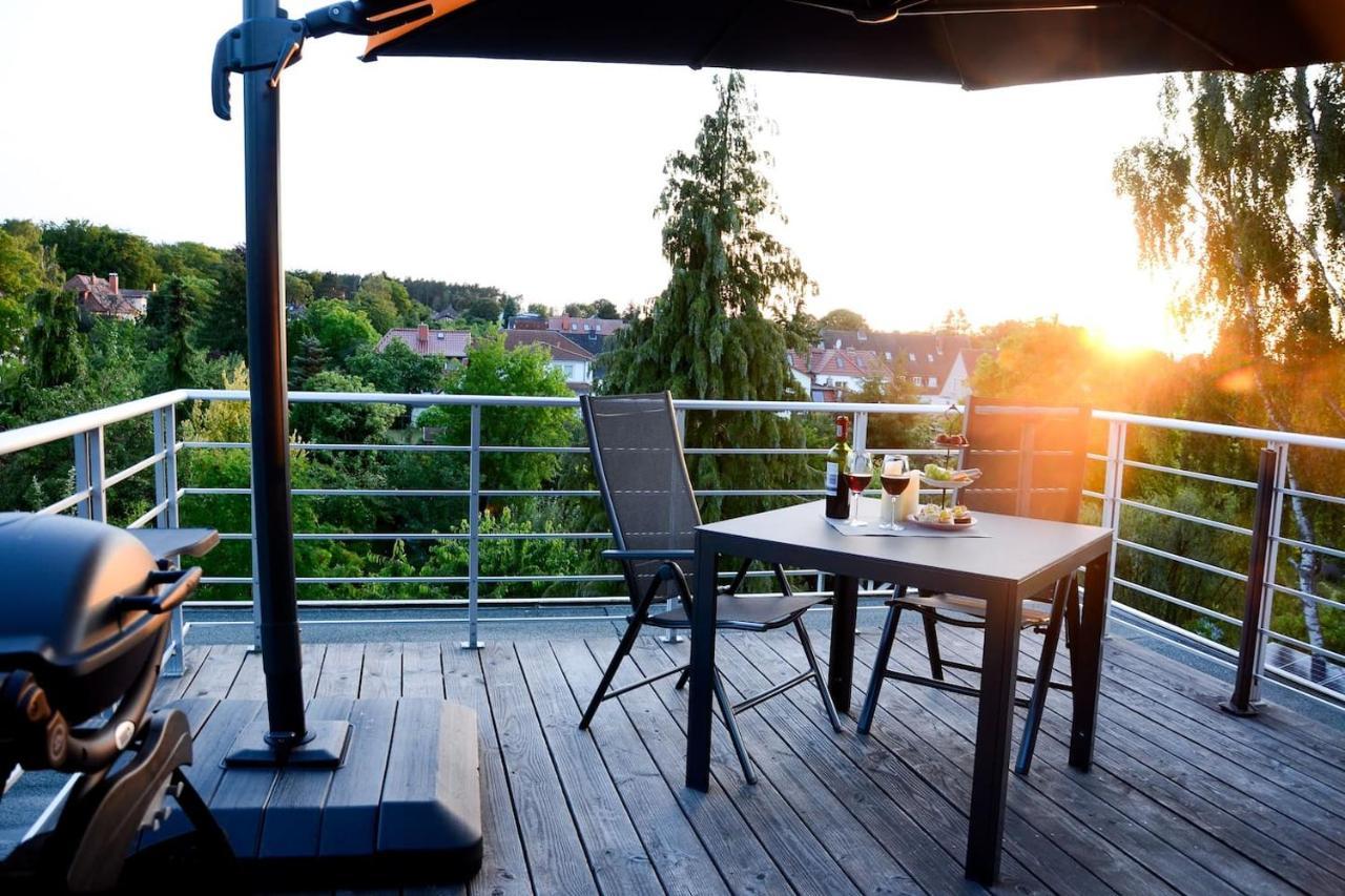 Weitblick-Loft Mit Terrasse Daire Rostock Dış mekan fotoğraf